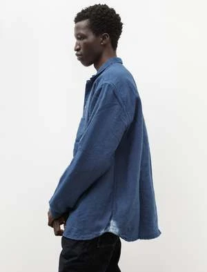 Tender462 Millwheel Wool Serge Achilles Heel Shirt - Indigo 5 Tender462 Millwheel Wool Serge Achilles Heel Shirt - Indigo - Image 3