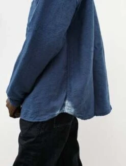 Tender462 Millwheel Wool Serge Achilles Heel Shirt - Indigo 13 Tender462 Millwheel Wool Serge Achilles Heel Shirt - Indigo -Grami Jean Shop 462 Millwheel Shirt Wool Serge Achilles Heel Indigo 20231018231736