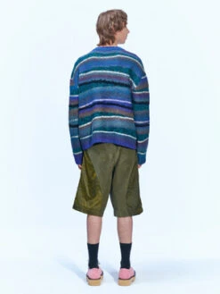 ANDERSSON BELLCorduroy Paneled Shorts - Khaki -Grami Jean Shop ANDERSSON BELL Corduroy Paneled Shorts Khaki 20230317001235