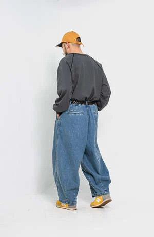 AnglanStone Vintage Denim Balloon Pants - Light Blue 12 AnglanStone Vintage Denim Balloon Pants - Light Blue - Image 10