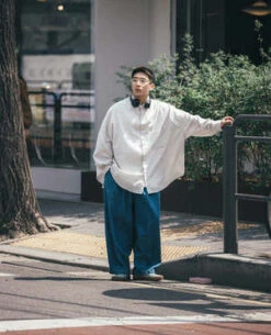 AnglanStone Vintage Denim Balloon Pants - Light Blue 30 AnglanStone Vintage Denim Balloon Pants - Light Blue -Grami Jean Shop Anglan Stone Vintage Denim Balloon Pants Light Blue 20230217025051