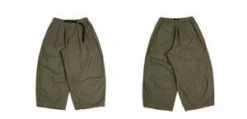 AnglanTwill Cotton Belt Balloon Pants - Khaki -Grami Jean Shop Anglan Twill Cotton Belt Balloon Pants Khaki 20231018202920