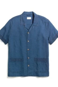 Marine LayerArchive Sawyer Camp Shirt - Indigo