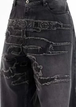 Y/projectPARIS BEST PATCH JEANS - BLACK -Grami Jean Shop BLACK PARIS BEST PATCH JEANS 20231009043115 1