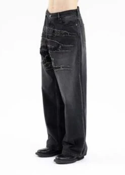 Y/projectPARIS BEST PATCH JEANS - BLACK -Grami Jean Shop BLACK PARIS BEST PATCH JEANS 20231009043116 1