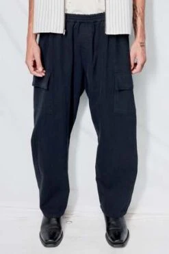 AssemblyDenim Easy Cargo Pant - Black