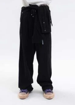 Mihara YasuhiroMixed Shirts Easy Trousers - Black 13 Mihara YasuhiroMixed Shirts Easy Trousers - Black -Grami Jean Shop Black Mixed Shirts Easy Trousers 20230204122514 1