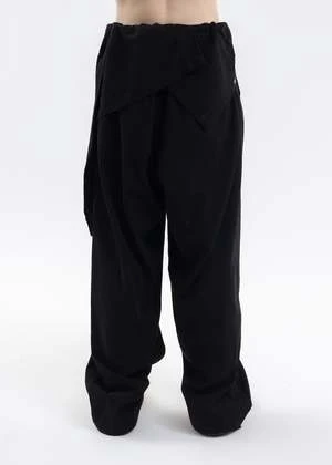 Mihara YasuhiroMixed Shirts Easy Trousers - Black 9 Mihara YasuhiroMixed Shirts Easy Trousers - Black - Image 7