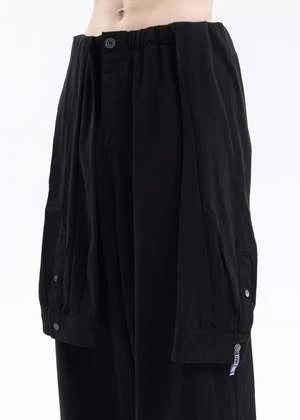 Mihara YasuhiroMixed Shirts Easy Trousers - Black 10 Mihara YasuhiroMixed Shirts Easy Trousers - Black - Image 8