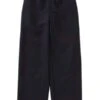 Blue Blue JapanWoven Wool Sashiko Drawstring Pants - Dark Navy -Grami Jean Shop Blue Blue Japan Men S Woven Wool Sashiko Drawstring Pants Dark Navy 20231005214728