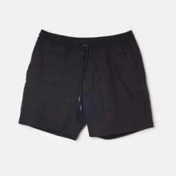 Blue&CreamPerfect Linen Short - Black