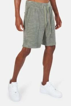 Blue&CreamPool Terry Short - Khaki -Grami Jean Shop Blue Cream Pool Terry Short Khaki 20230712191241 1