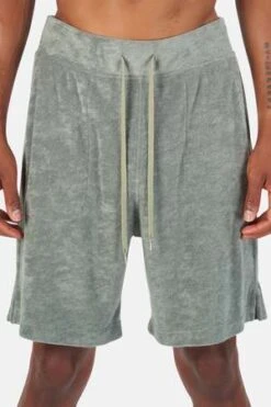 Blue&CreamPool Terry Short - Khaki -Grami Jean Shop Blue Cream Pool Terry Short Khaki 20230712191243