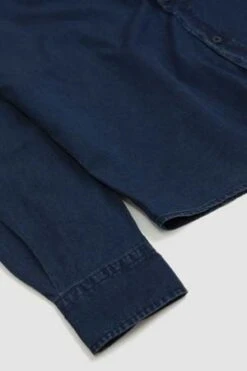 SunspelButton Down Indigo Twill Shirt - Indigo -Grami Jean Shop Button Down Indigo Twill Shirt Indigo 20230901130729