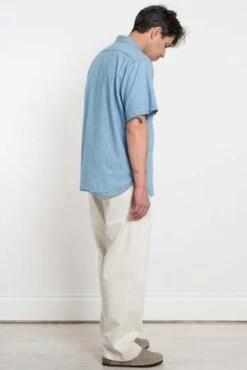 OrslowChambray 60's Work Shirt - Bleached -Grami Jean Shop Chambray 60 s Work Shirt Bleached 20230507023250 1