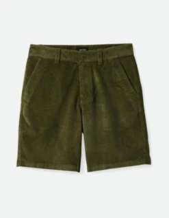 BrixtonChoice Chino Short - Olive Surplus Cord