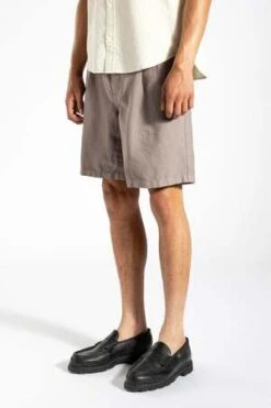 Norse ProjectsChristopher Cotton Linen Short - Warm Grey -Grami Jean Shop Christopher Cotton Linen Short Warm Grey 20220316101055