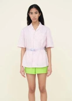 +351+351 Shirt - Coral Stripe