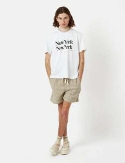 CorridorRainbow Weave Drawstring Shorts - Army Green