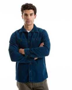 RRLCotton Plainweave Workshirt - Indigo -Grami Jean Shop Cotton Plainweave Workshirt 20231005120148 2