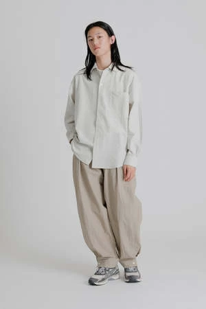 FRIZMWORKSCurved Cuffs Pants - Beige 4 FRIZMWORKSCurved Cuffs Pants - Beige - Image 2