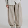 FRIZMWORKSCurved Cuffs Pants - Beige 2 FRIZMWORKSCurved Cuffs Pants - Beige -Grami Jean Shop Curved Cuffs Pants Beige 20230718061000