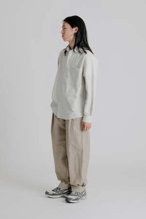 FRIZMWORKSCurved Cuffs Pants - Beige 6 FRIZMWORKSCurved Cuffs Pants - Beige - Image 4