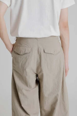 FRIZMWORKSCurved Cuffs Pants - Beige 20 FRIZMWORKSCurved Cuffs Pants - Beige -Grami Jean Shop Curved Cuffs Pants Beige 20230718061002 1