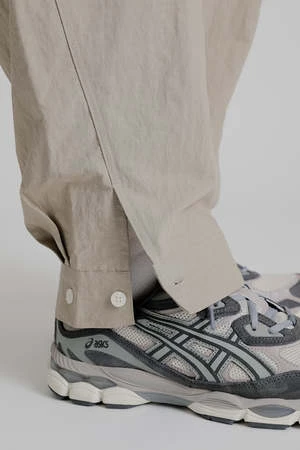 FRIZMWORKSCurved Cuffs Pants - Beige 12 FRIZMWORKSCurved Cuffs Pants - Beige - Image 10