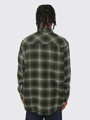 SAMSØE SAMSØE Samsøe & SamsøeDamon J Shirt - Green Fade Check 5 SAMSØE SAMSØE Samsøe & SamsøeDamon J Shirt - Green Fade Check - Image 3