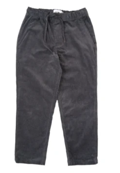 Wax LondonPenn Cord Twill Kurt Trouser - Dark Grey -Grami Jean Shop Dark Grey Penn Cord Twill Kurt Trouser 20230919215940