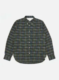 Universal WorksDaybrook Ikat Twill Shirt - Green