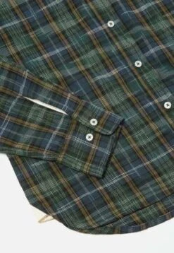 Universal WorksDaybrook Ikat Twill Shirt - Green 11 Universal WorksDaybrook Ikat Twill Shirt - Green -Grami Jean Shop Daybrook Ikat Twill Shirt Green 20230921000611 2