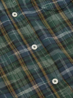 Universal WorksDaybrook Ikat Twill Shirt - Green 12 Universal WorksDaybrook Ikat Twill Shirt - Green -Grami Jean Shop Daybrook Ikat Twill Shirt Green 20230921000612
