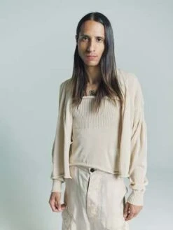 Edward CumingKnit Naked Body Top - Beige -Grami Jean Shop Edward Cuming Knit Naked Body Top Beige 20230505021544