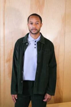 Far AfieldKier Knit Polo - Silver Blue -Grami Jean Shop Far Afield Kier Knit Polo Silver Blue 20231102022827