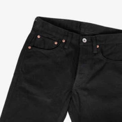 Iron Heart14oz Selvedge Slim Taper Denim - Black -Grami Jean Shop IH 777S 142bb 14oz Selvedge Denim Slim Taper Black Black 20230127013004 2