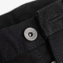 Iron Heart14oz Selvedge Slim Taper Denim - Black -Grami Jean Shop IH 777S 142bb 14oz Selvedge Denim Slim Taper Black Black 20230127013005 1