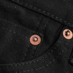 Iron Heart14oz Selvedge Slim Taper Denim - Black -Grami Jean Shop IH 777S 142bb 14oz Selvedge Denim Slim Taper Black Black 20230127013005 2