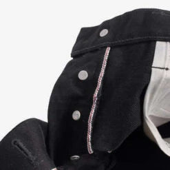 Iron Heart14oz Selvedge Slim Taper Denim - Black -Grami Jean Shop IH 777S 142bb 14oz Selvedge Denim Slim Taper Black Black 20230127013006 2