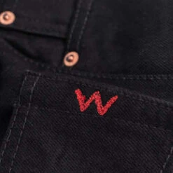 Iron Heart14oz Selvedge Slim Taper Denim - Black -Grami Jean Shop IH 777S 142bb 14oz Selvedge Denim Slim Taper Black Black 20230127013006