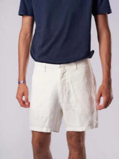 La PazMaciel Linen Shorts - Off White