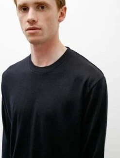 Lady White Co.LS Wool T-Shirt - Navy 9 Lady White Co.LS Wool T-Shirt - Navy -Grami Jean Shop LS Wool T Shirt Navy 20230923082712 1