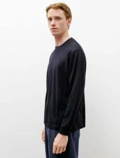 Lady White Co.LS Wool T-Shirt - Navy 8 Lady White Co.LS Wool T-Shirt - Navy -Grami Jean Shop LS Wool T Shirt Navy 20230923082712