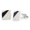 LanvinSquare Onyx Cuff Links - Silver/Black -Grami Jean Shop Lanvin Square Onyx Cuff Links 20220811093608