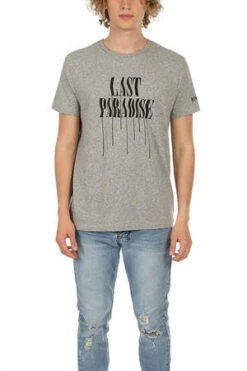 Grami Jean Shop 13 Blue&CreamLast Paradise Tee - Grey