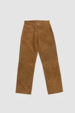 SunflowerLoose Suede Pants - Khaki