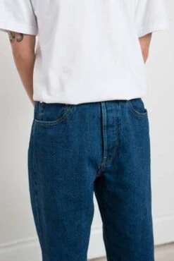 HatskiLoose Tapered Washi Denim - Used Blue -Grami Jean Shop Loose Tapered Washi Denim Used 20230530011911 3