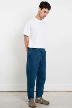 HatskiLoose Tapered Washi Denim - Used Blue -Grami Jean Shop Loose Tapered Washi Denim Used 20230530011912 1