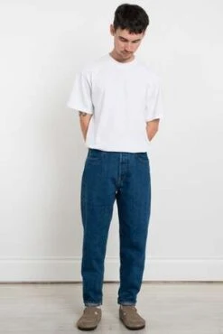 HatskiLoose Tapered Washi Denim - Used Blue -Grami Jean Shop Loose Tapered Washi Denim Used 20230530011912